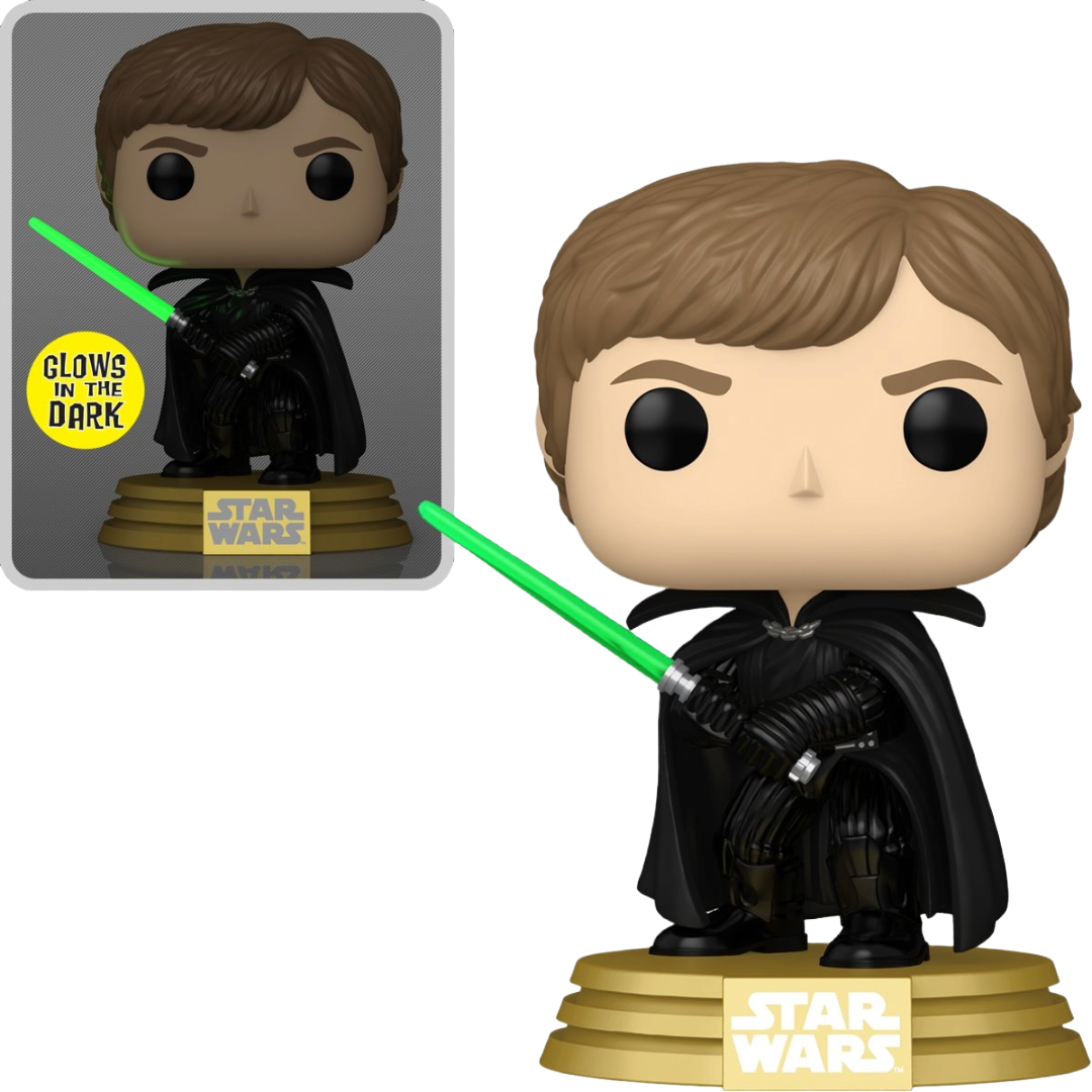 Star Wars Legends Luke Skywalker (Legends) Glow-in-the-Dark Funko Pop! Vinyl Figure #846