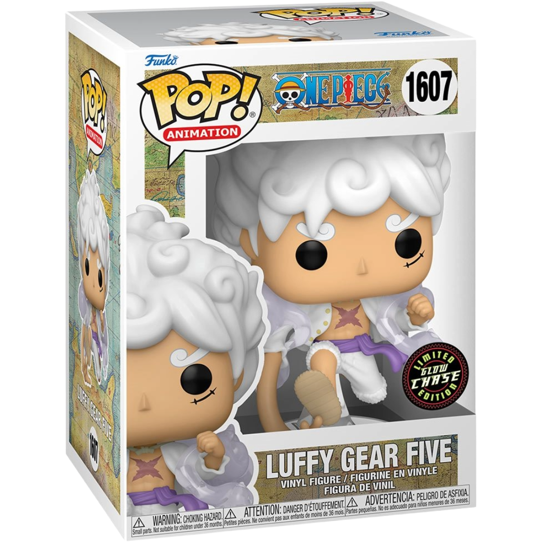 Funko Pop! One Piece Luffy Gear Five #1607 (Chase + Common)