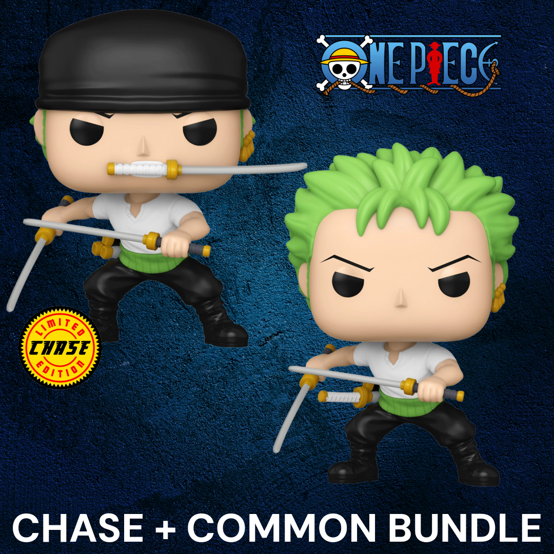 Funko Pop! One Piece Roronoa Zoro with Swords #1775 (Chase + Common)
