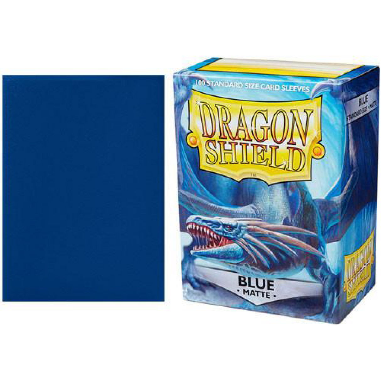 Dragon Shield Sleeves: Matte - Blue