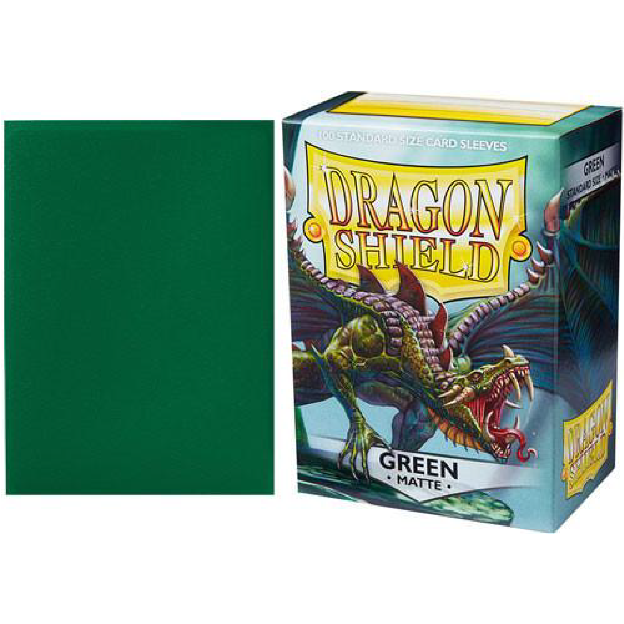Dragon Shield Sleeves: Matte - Green
