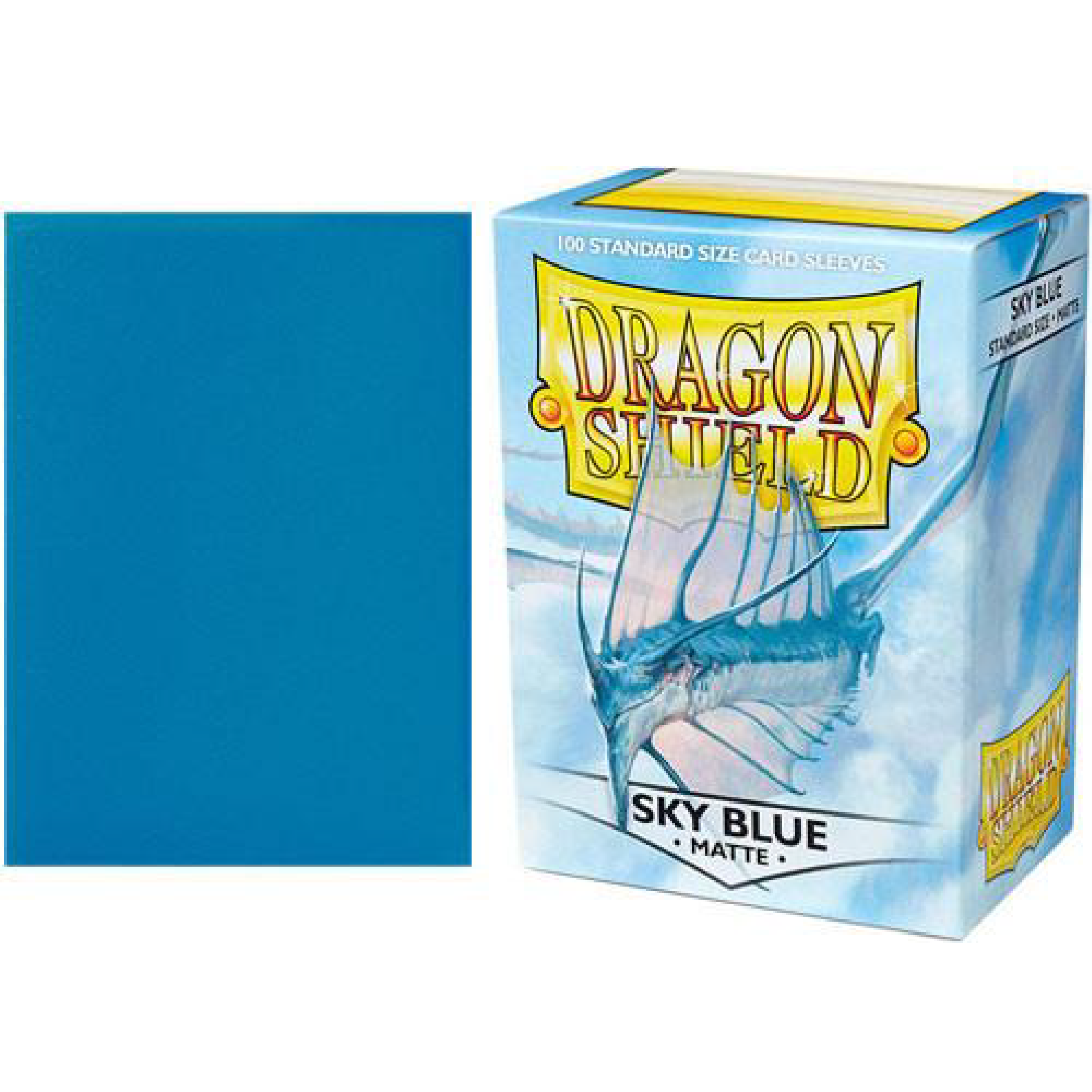 Dragon Shield Sleeves: Matte - Sky Blue