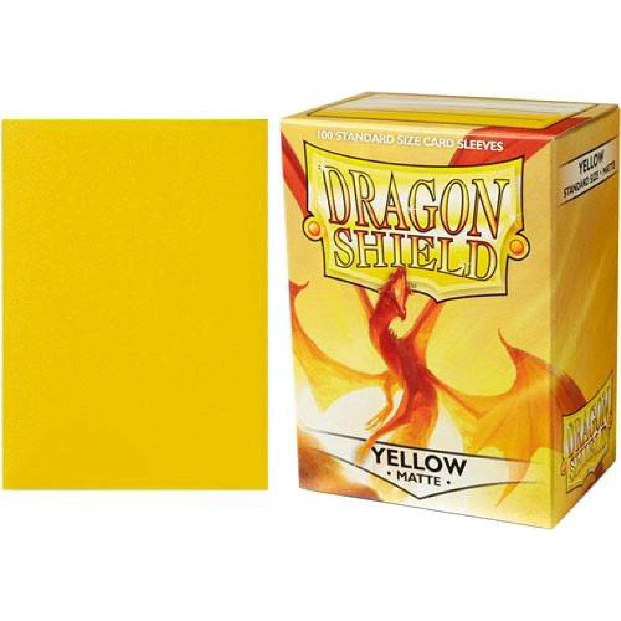 Dragon Shield Sleeves: Matte - Yellow