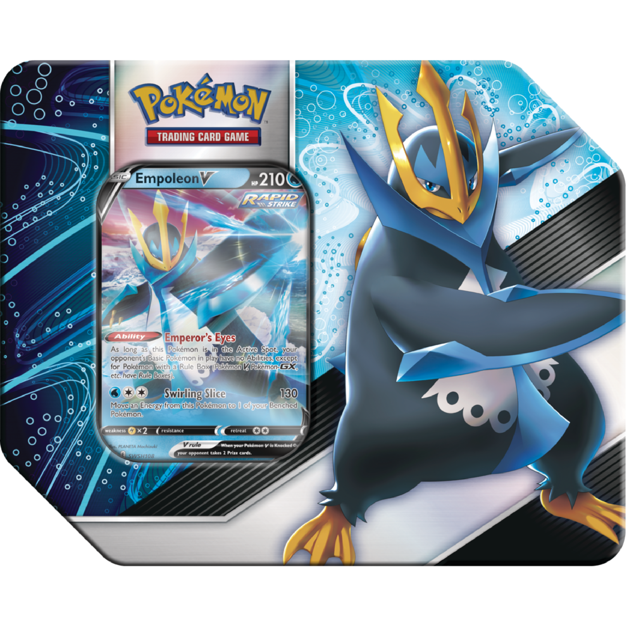 V Strikers Tin (Random Type - Tyranitar V / Empoleon V)