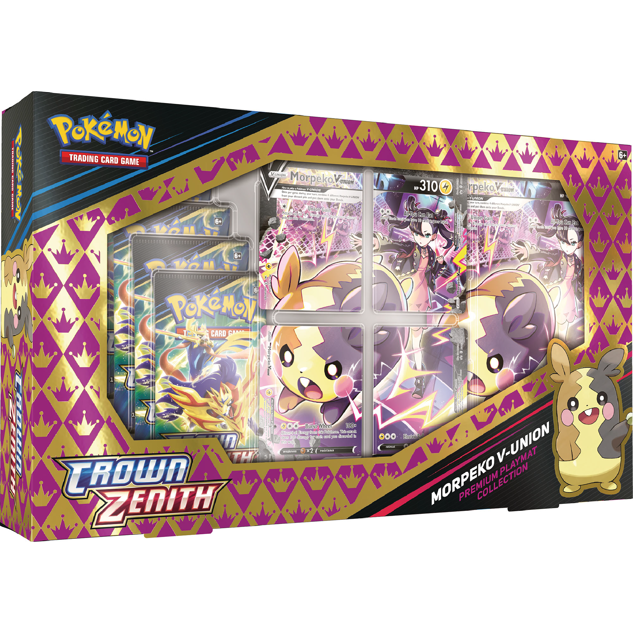 Crown Zenith Morpeko V-UNION Premium Playmat Collection