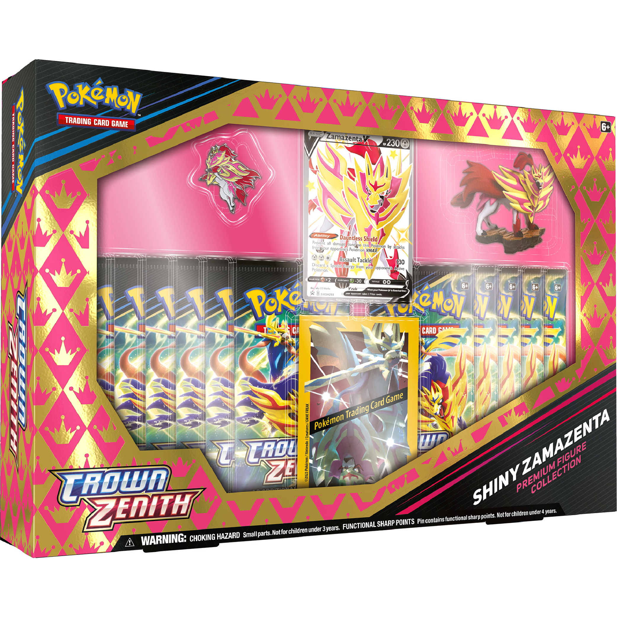 Crown Zenith Premium Figure Collection Box (Shiny Zacian or Shiny Zamazenta)