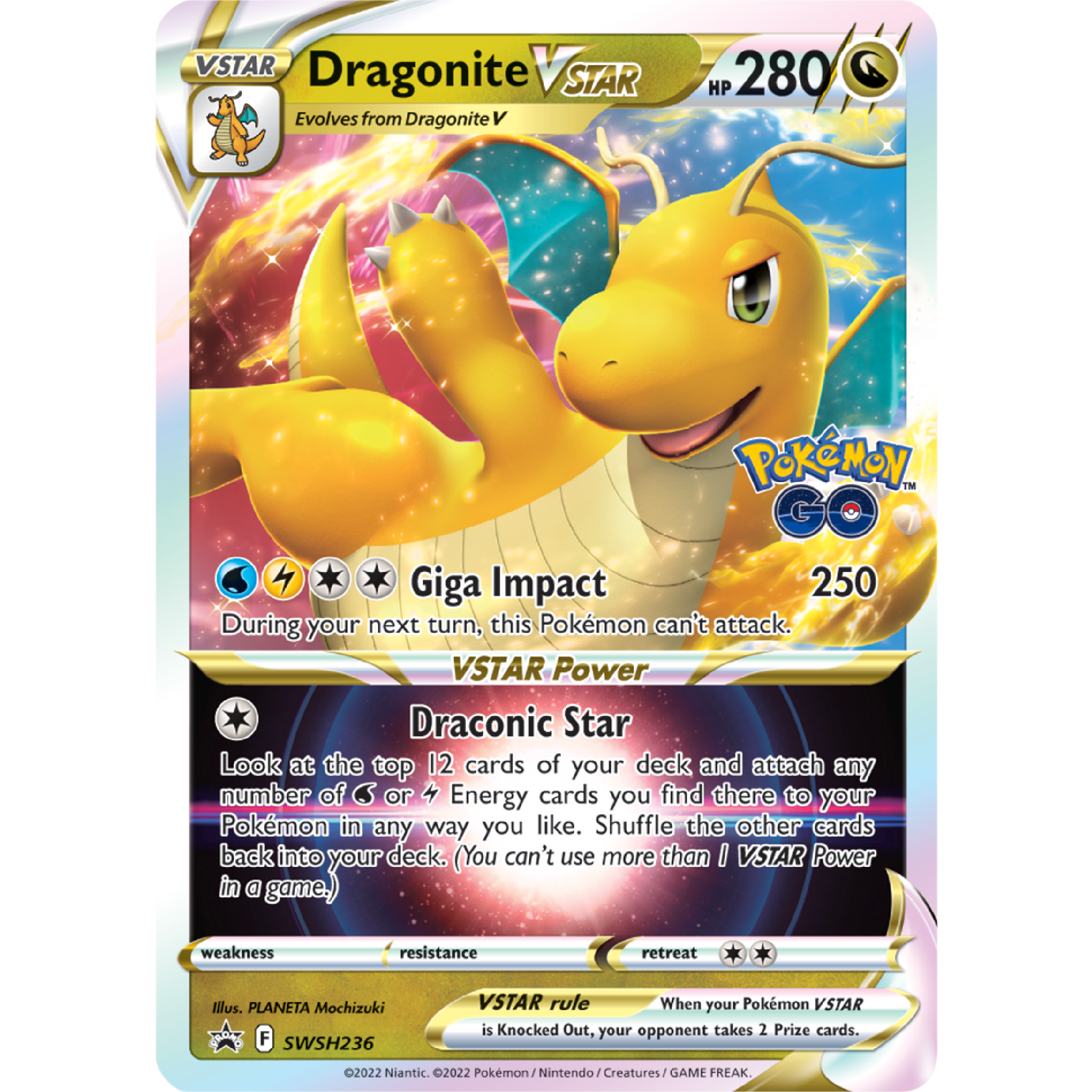 Pokemon Go Premiere Deck Holder Collection (Dragonite VSTAR)