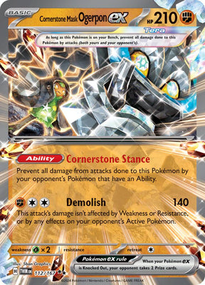 Cornerstone Mask Ogerpon ex - 112/167