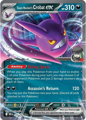 Team Rocket's Crobat ex - 122/182