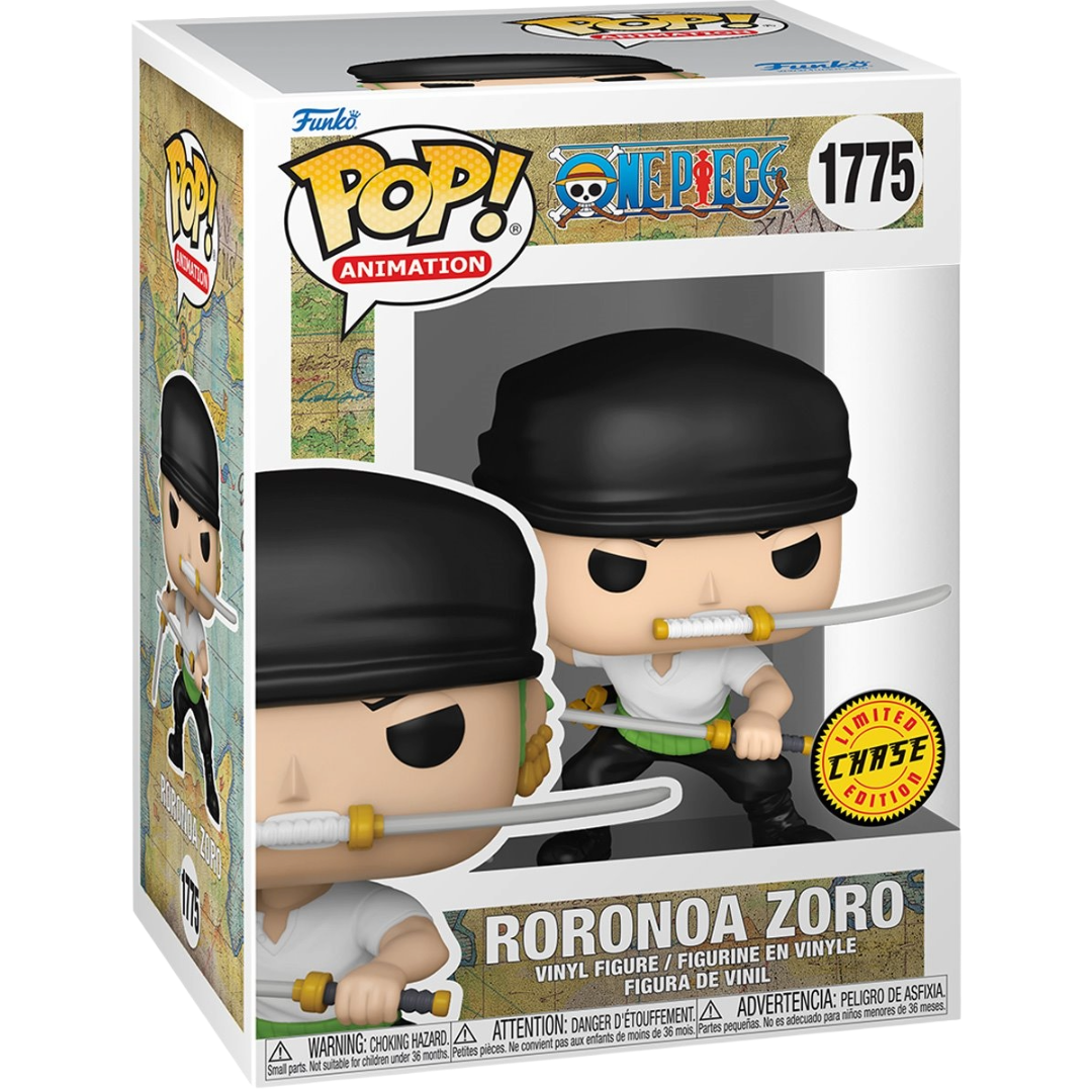 Funko Pop! One Piece Roronoa Zoro with Swords #1775 (Chase + Common)