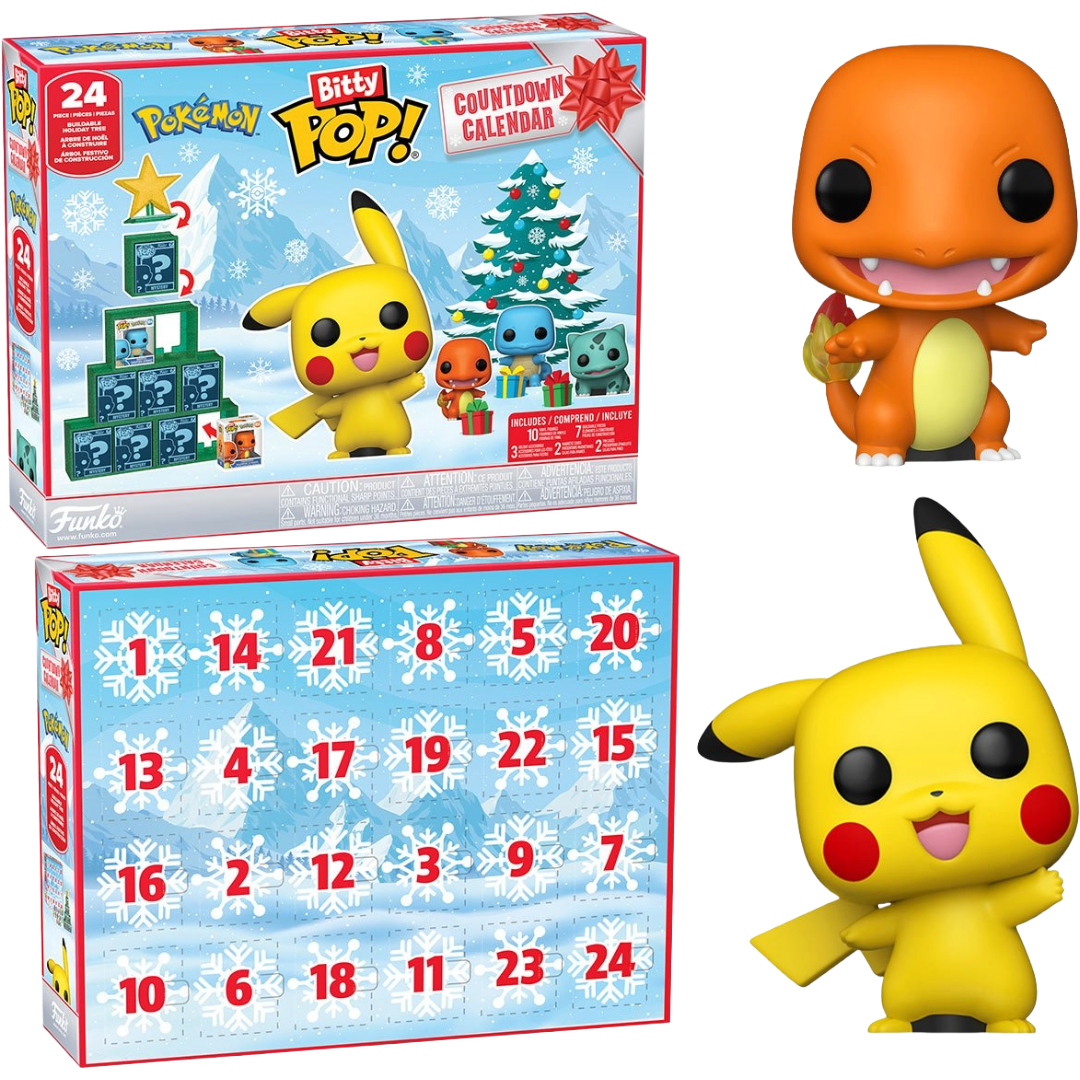 Pokemon 2026 Edition Funko Bitty Pop! Countdown Calendar
