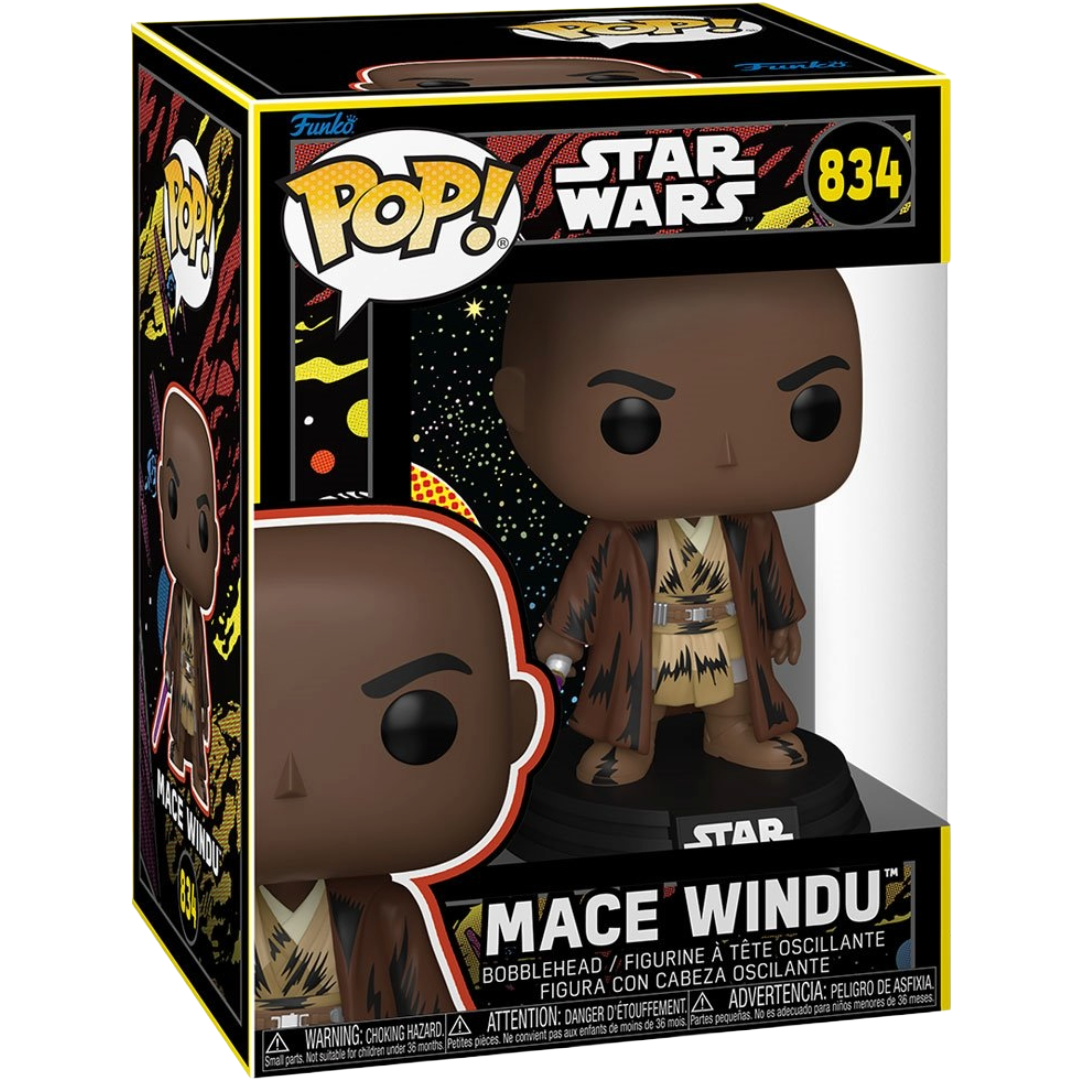 Star Wars May the Fourth Mace Windu (Retro) Funko Pop! Vinyl Figure #834