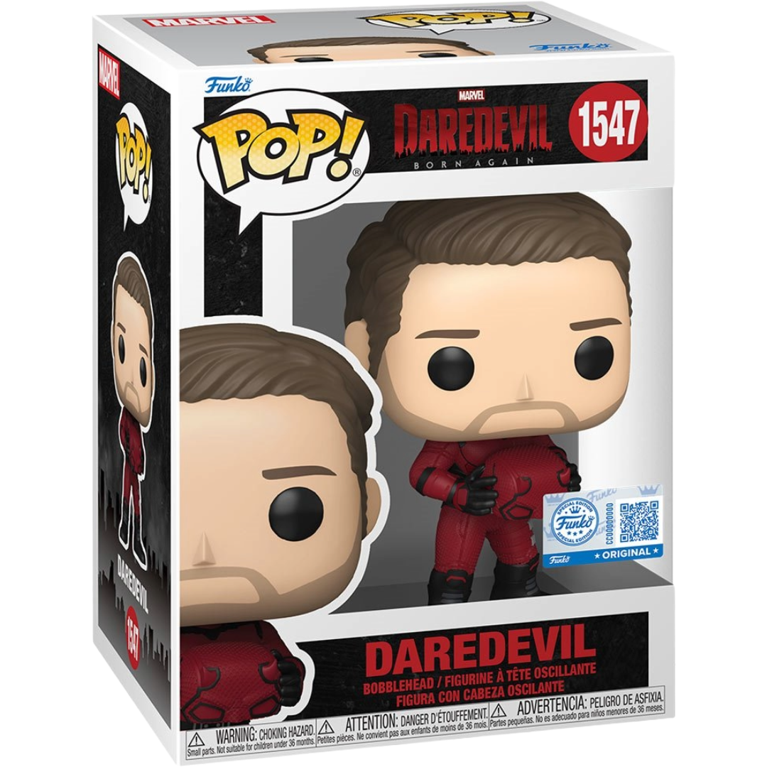 Funko Pop! Daredevil: Born Again Daredevil Unmasked #1547 [Entertainment Earth Exclusive]