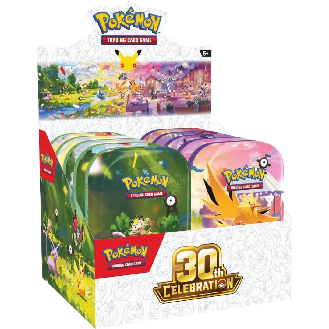30th Celebration Mini Tin Display (10 Tins)