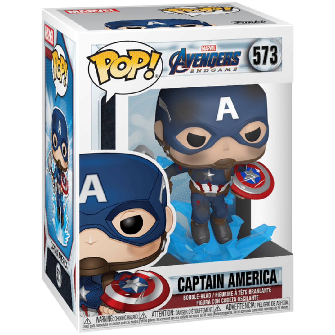 Funko Pop! Avengers: Endgame Captain America with Broken Shield #573