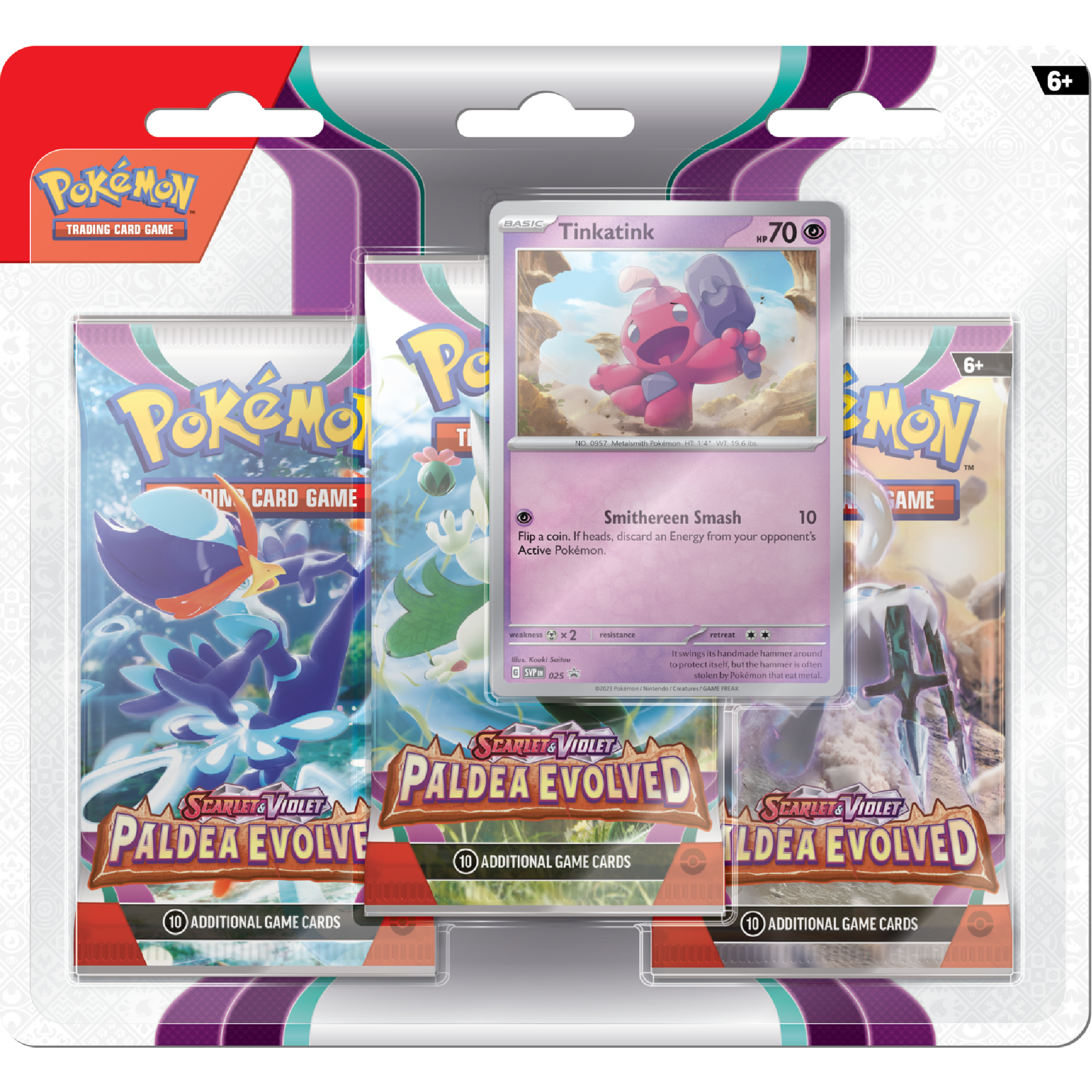 Paldea Evolved 3-Pack Blister (Random Type)