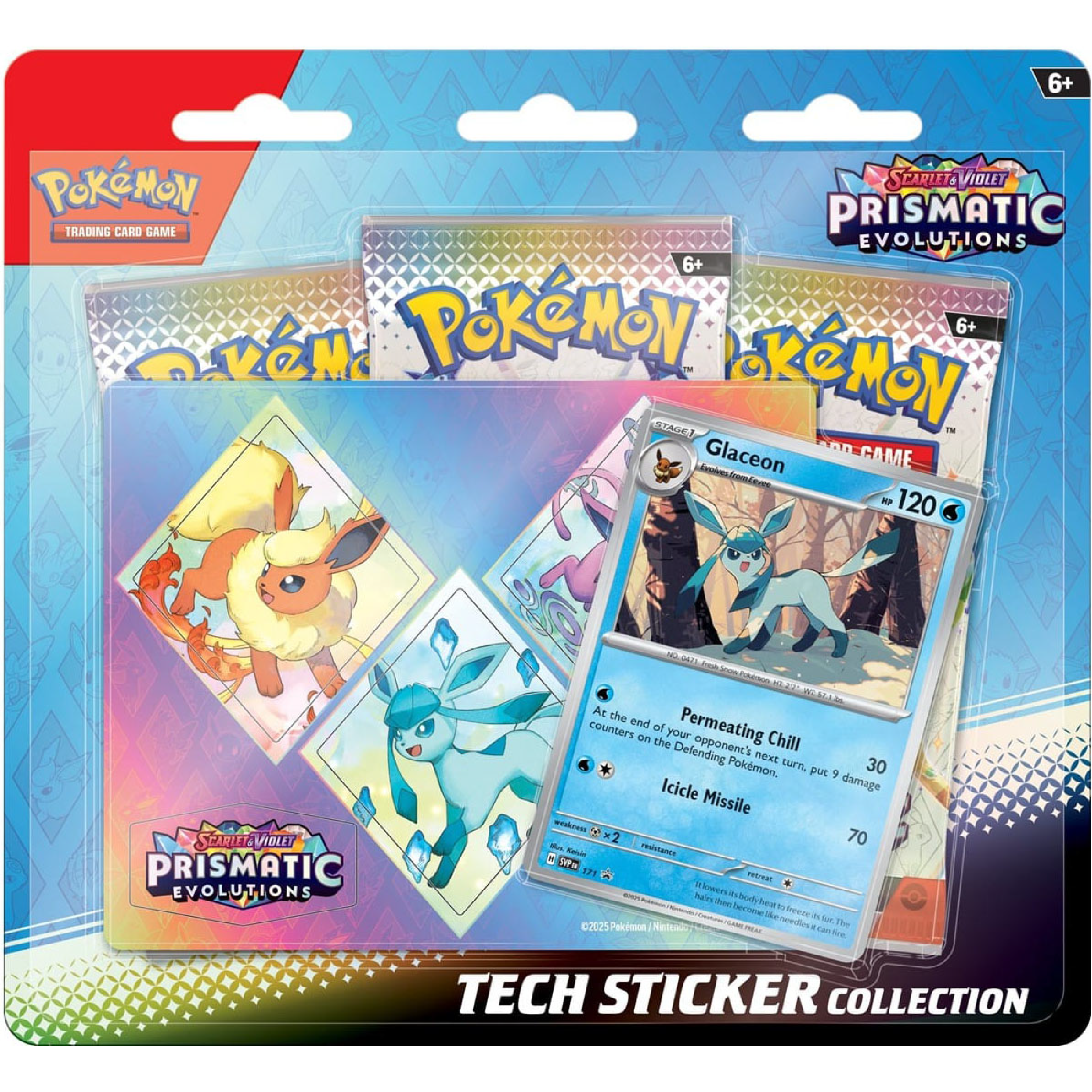 Prismatic Evolutions Tech Sticker Collection (Random Type)