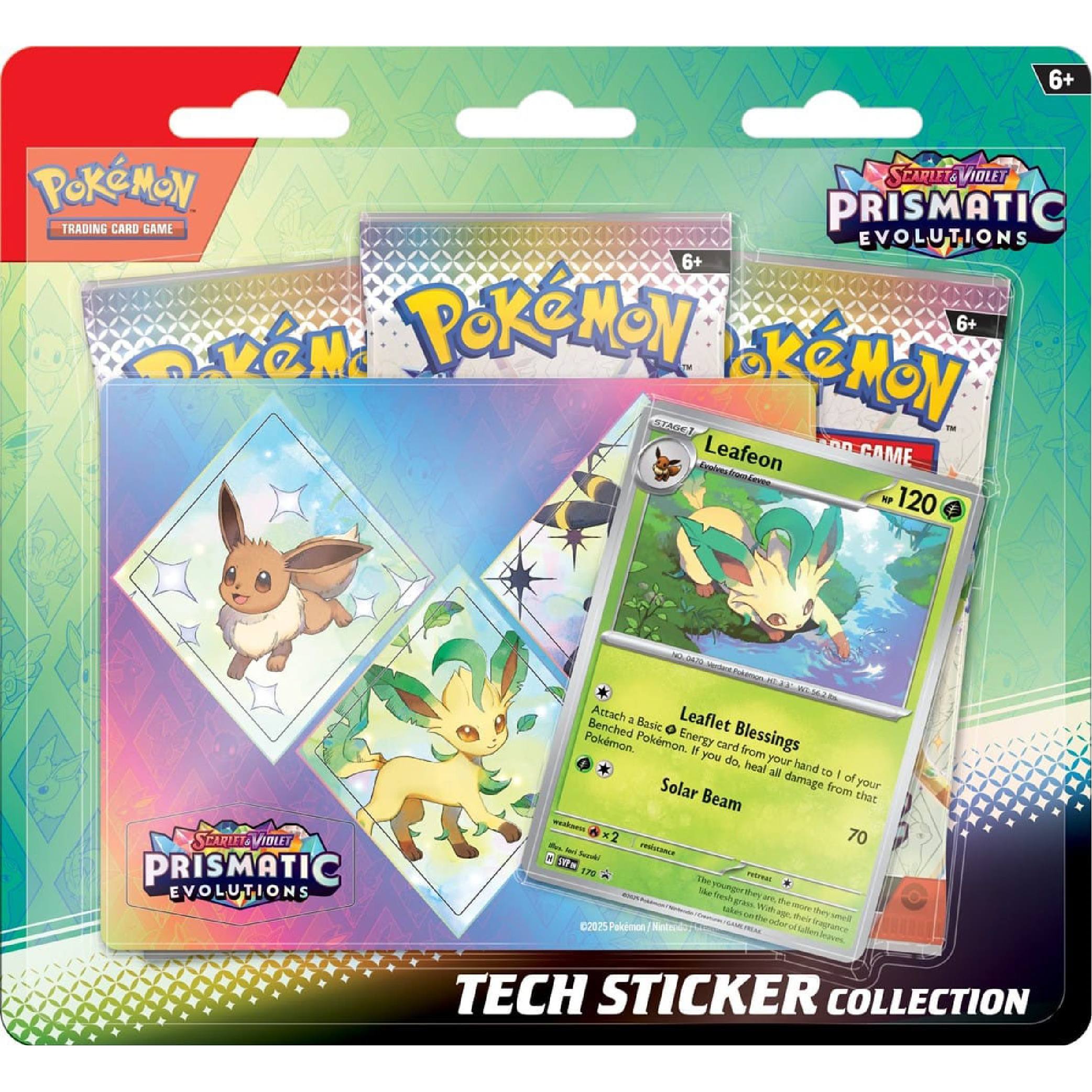 Prismatic Evolutions Tech Sticker Collection (Random Type)