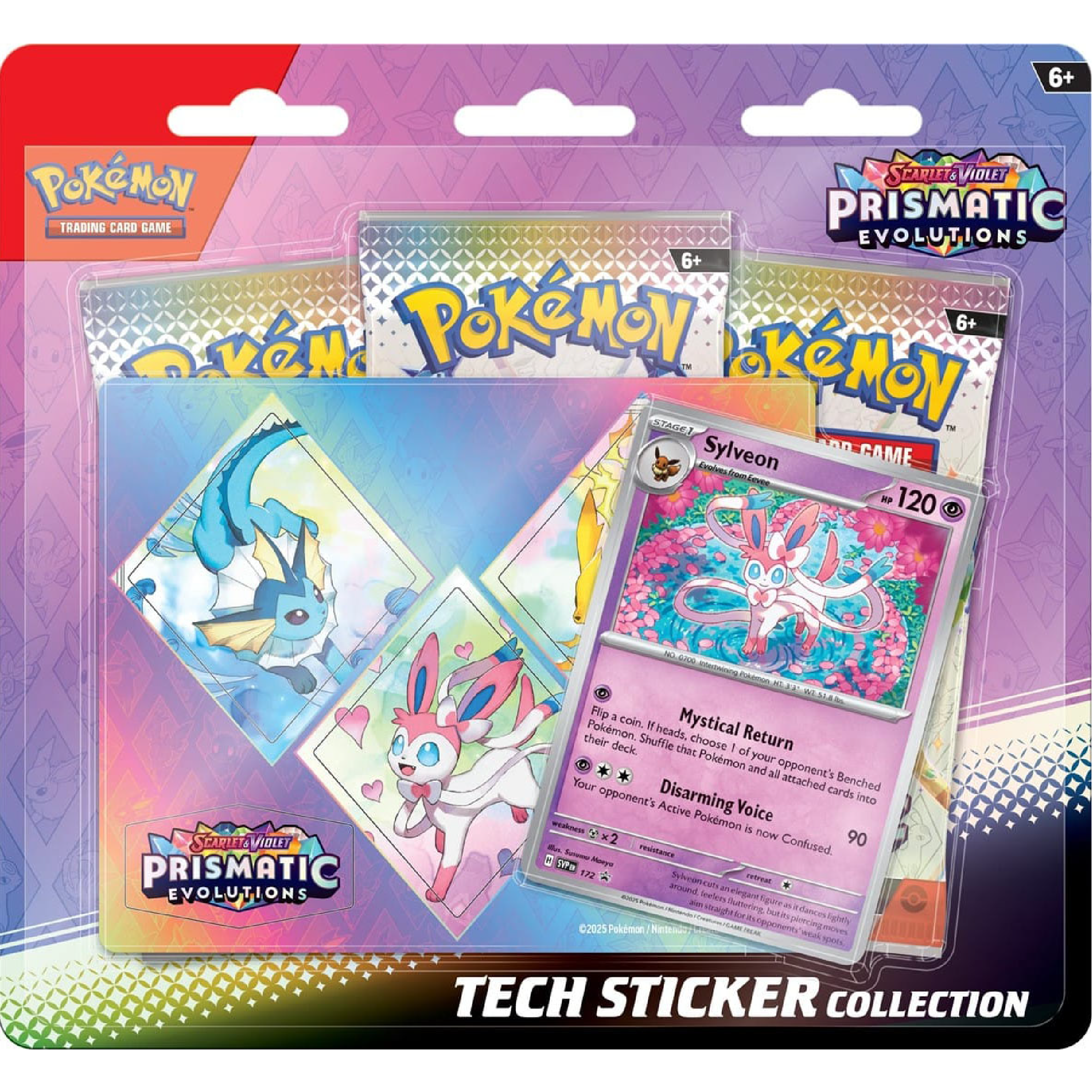 Prismatic Evolutions Tech Sticker Collection (Random Type)