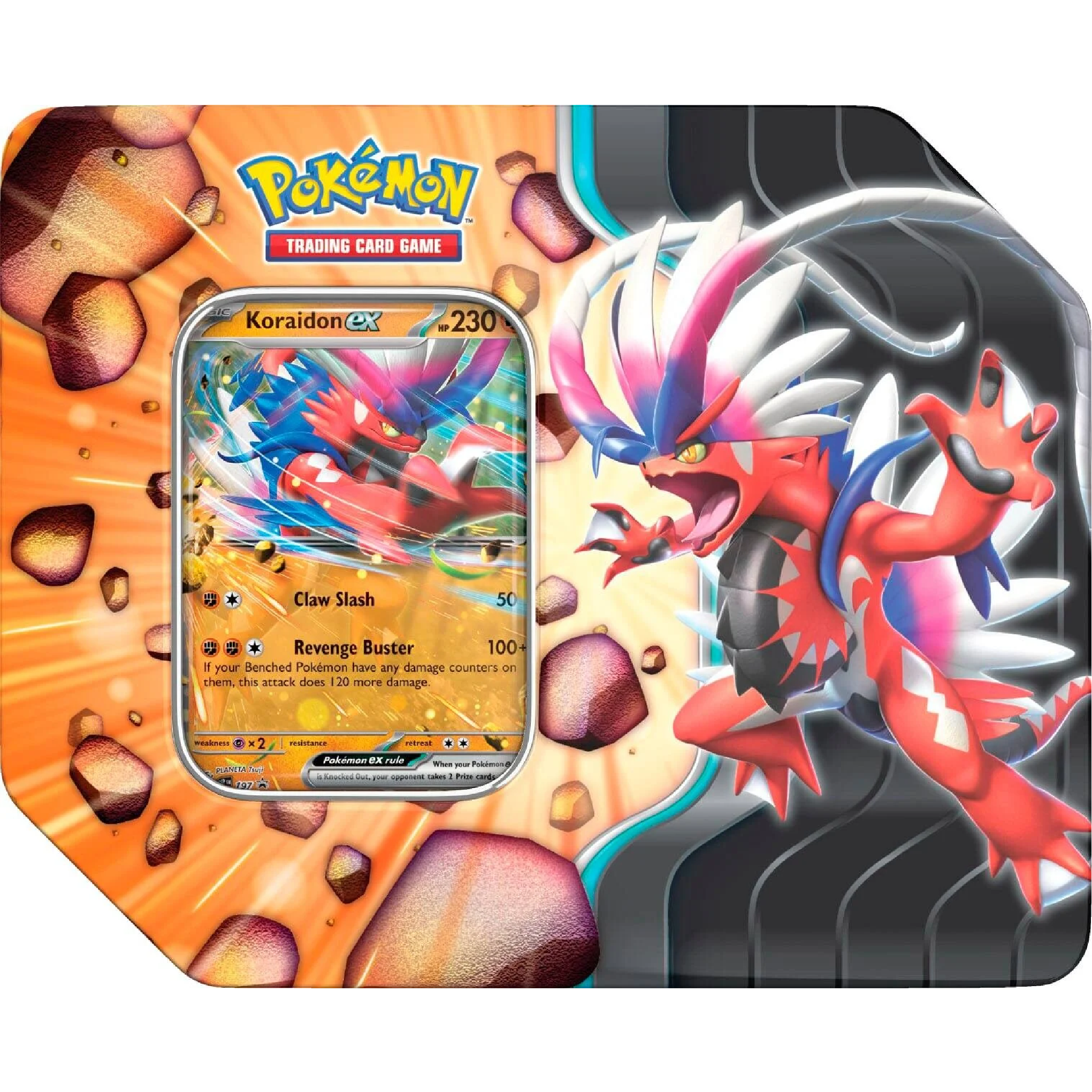 Slashing Legends Tin (Random Type - Zacian ex / Koraidon ex)
