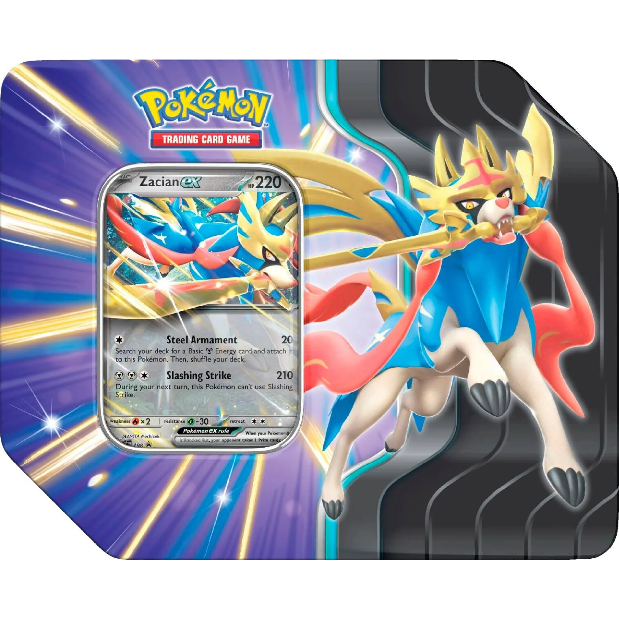 Slashing Legends Tin (Random Type - Zacian ex / Koraidon ex)