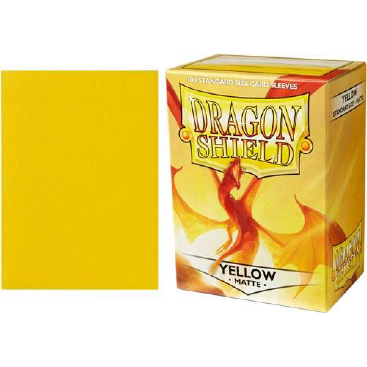 Dragon Shield Sleeves: Matte - Yellow