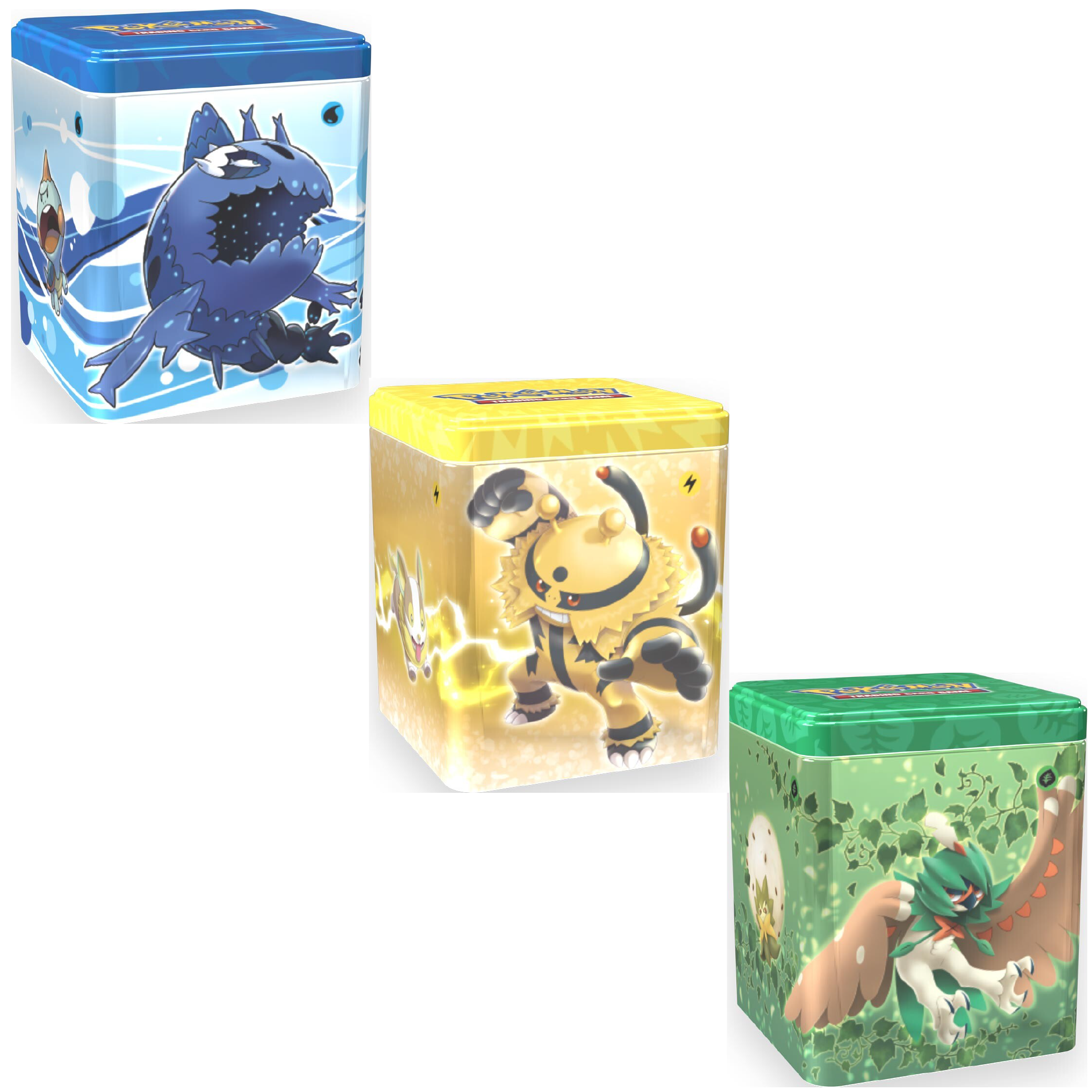 Stacking Tins Set (Water, Grass, Electric)